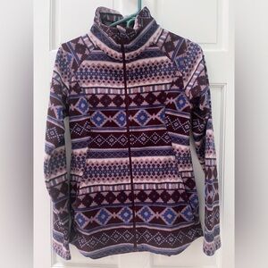 Eddie Bauer full zip fleece jacket womens size extra small fast shipping new